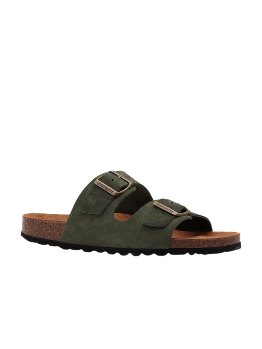 Sandalia Bio Autenti 3195 Serraje Verde Pino