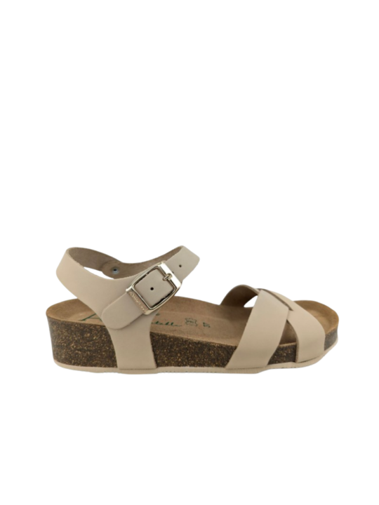 Sandalia Bio Cuña Autenti 7656 Topo