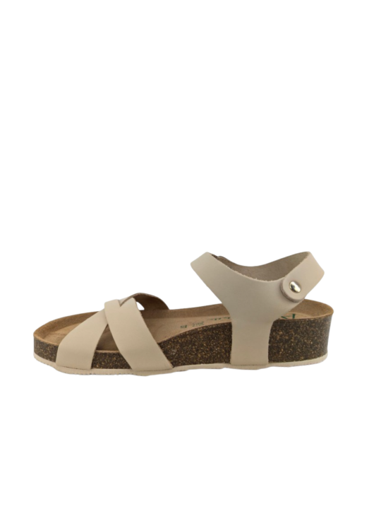 Sandalia Bio Cuña Autenti 7656 Topo