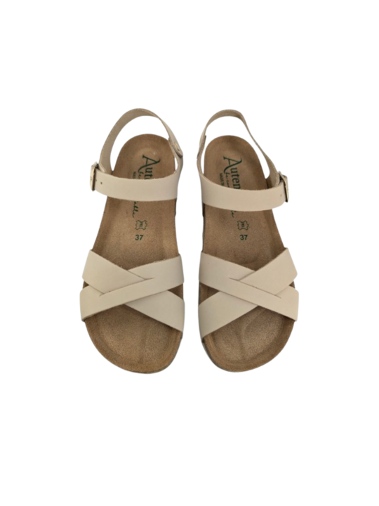 Sandalia Bio Cuña Autenti 7656 Topo