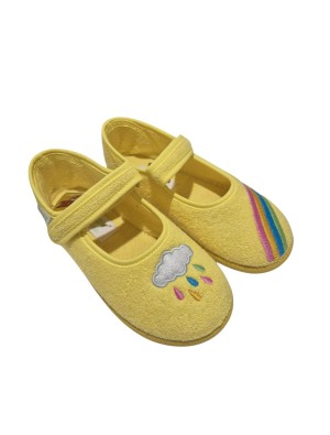 Zapatilla de Casa Zapy Ab10913 Arco Iris Amarillo