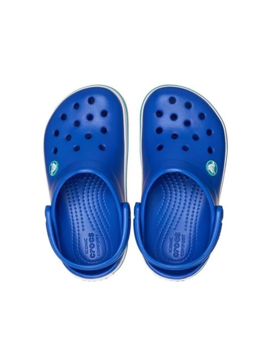 Zueco Crocs Crocband Clog T Blue Bolt Turbo Teal