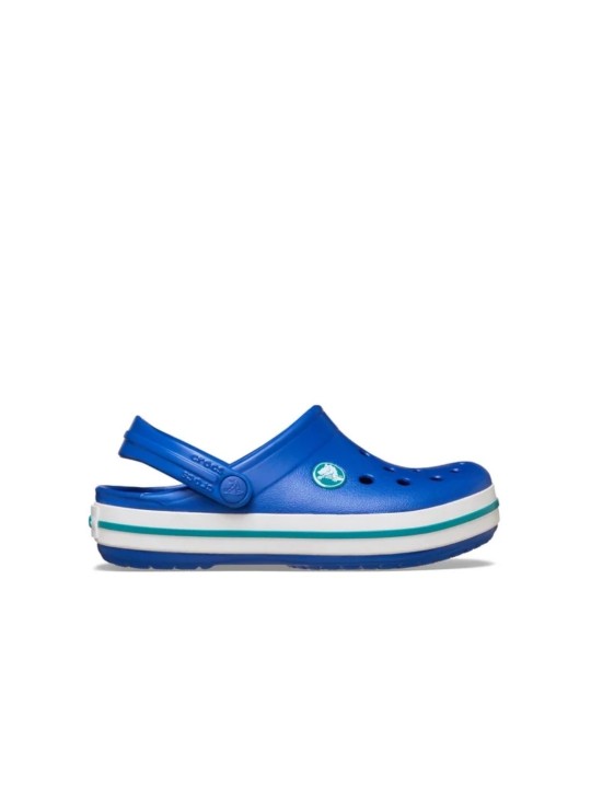 Zueco Crocs Crocband Clog K Blue Bolt Turbo Teal