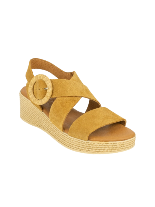 Sandalia Cuña Kaola 2110 Whisky