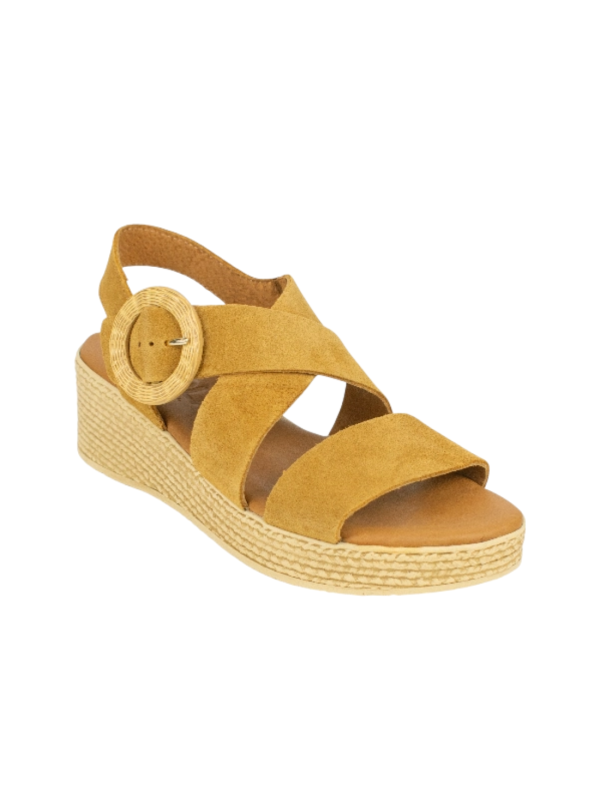 Sandalia Cuña Kaola 2110 Whisky