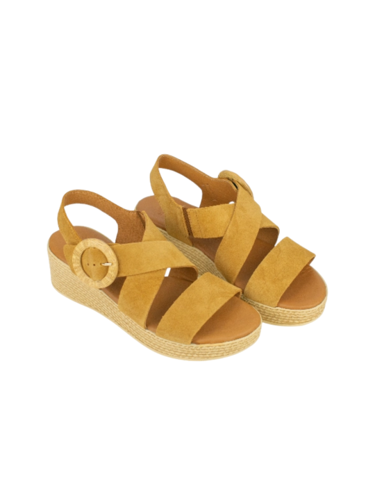 Sandalia Cuña Kaola 2110 Whisky