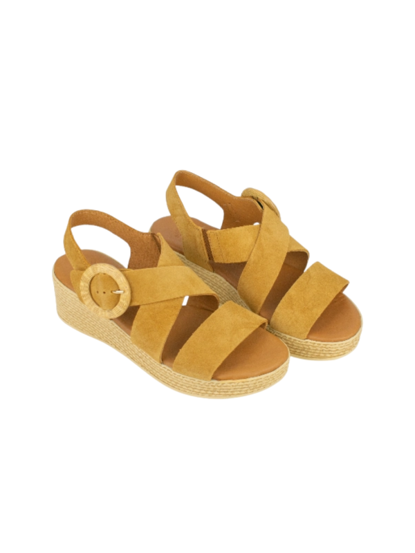 Sandalia Cuña Kaola 2110 Whisky