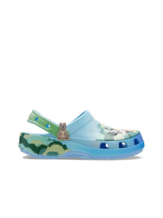 Zueco Crocs Bluey Multi Classic Clot T