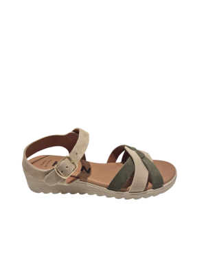 Sandalia KMN 2643 Serraje Kaki