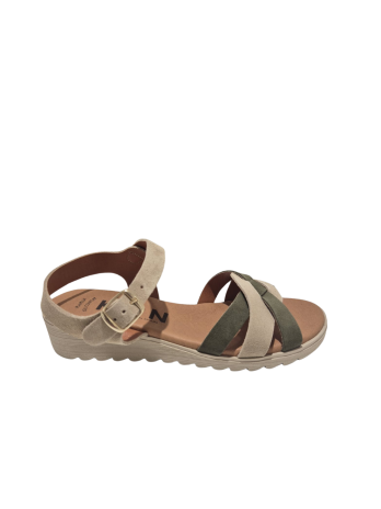 Sandalia KMN 2643 Serraje Kaki