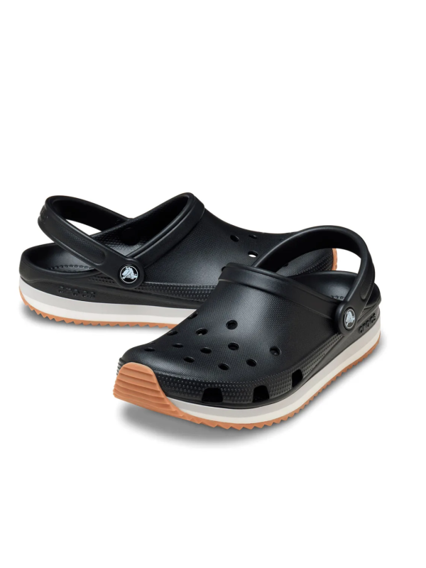 Zueco Crocs Crocband Retro Runner Negro