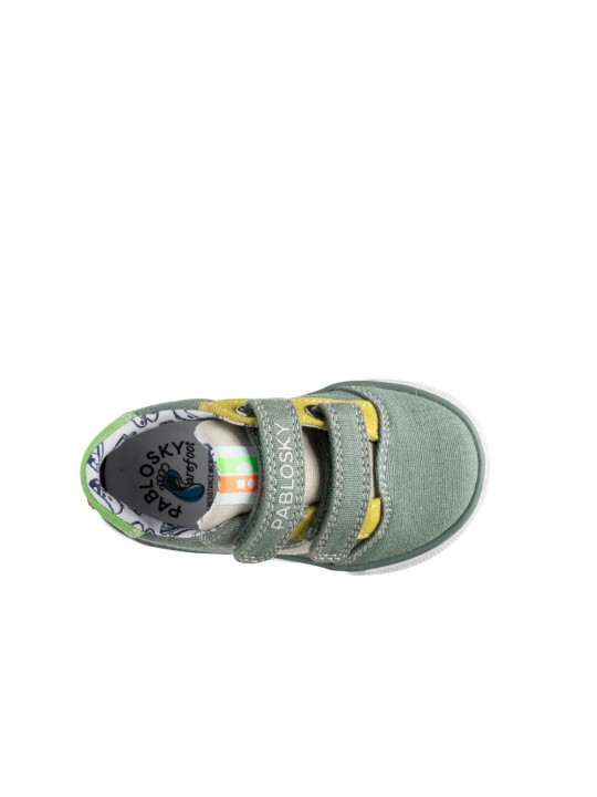 Zapatilla Lona Pablosky 984680 Verde