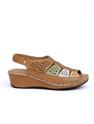 Sandalia 48Horas 614004 Piel Cuero Comb