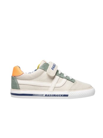 Zapatilla Lona Pablosky 984930 Beige