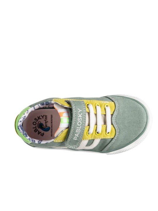 Zapatilla Lona Pablosky 984980 Verde