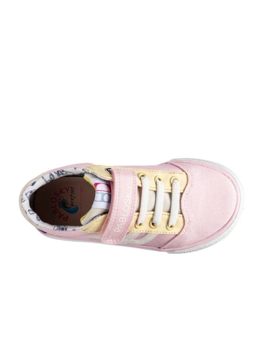 Zapatilla Lona Pablosky 984970 Rosa