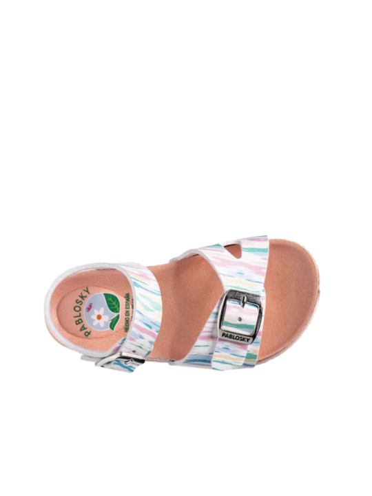 Sandalia Pablosky 439903 Blanco Multi