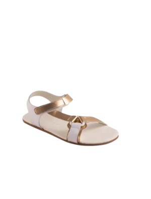 Sandalia Barefoot Coqueflex 1445 Blanco Oro