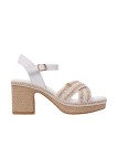 Sandalia Popa  Melia Yute Blanco