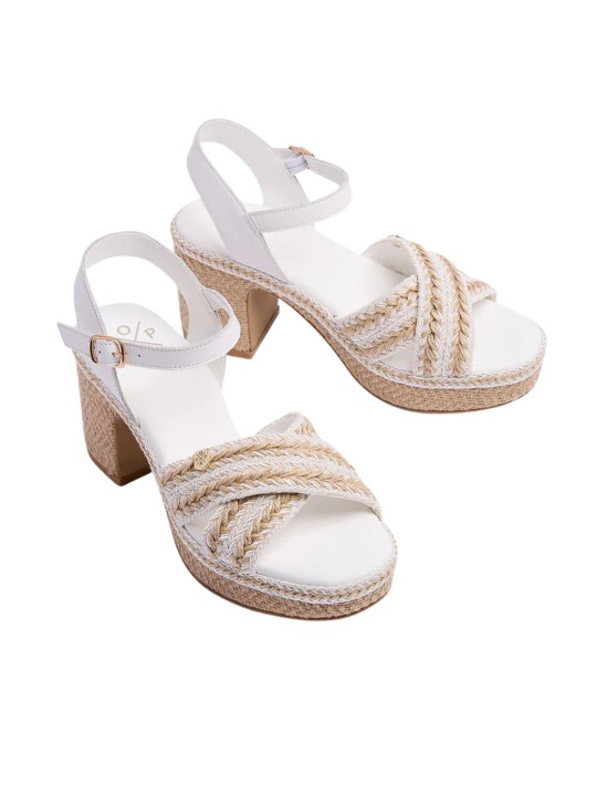 Sandalia Popa  Melia Yute Blanco