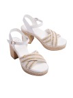 Sandalia Popa  Melia Yute Blanco