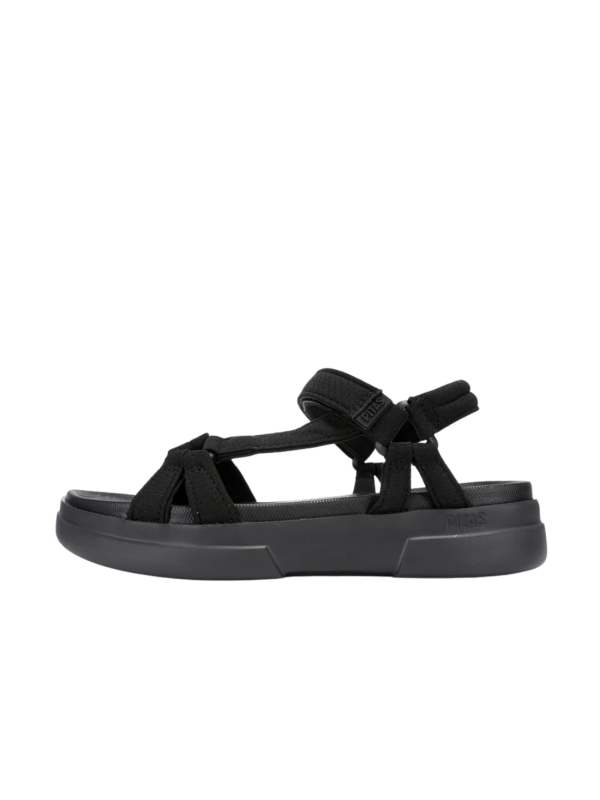 Sandalia Walk In Pitas Claire Negro