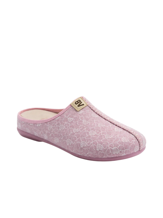 Zapatilla Casa Vulca Bicha 4391 Corazón Malva