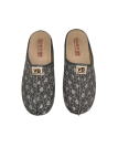 Zapatilla Casa Vulca Bicha 4391 Corazón Gris