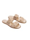 Sandalia Popa Clicos Yute Oro