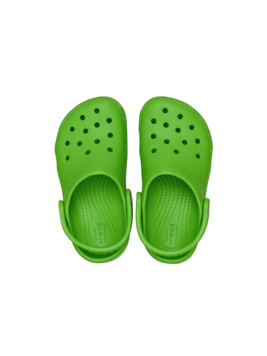 Zueco Crocs Classic Clog T Grgr Verde