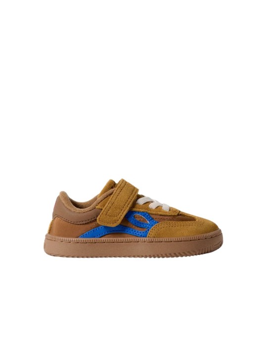 Deportivo Barefoot Lejan One Kids Camel Azul