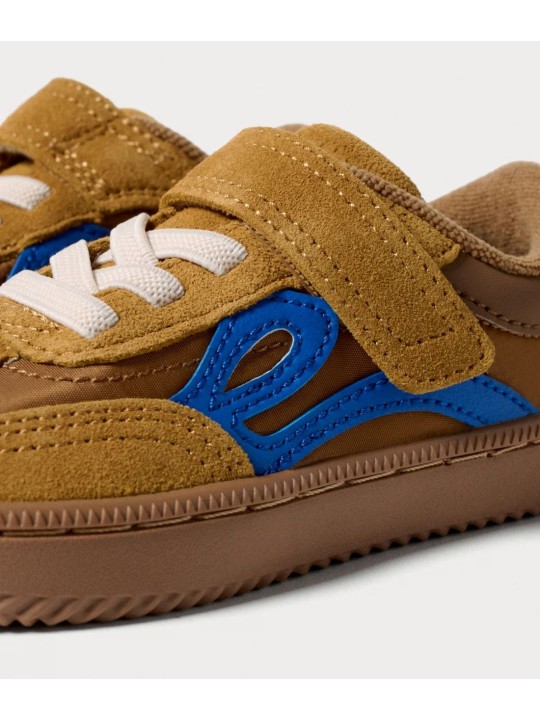 Deportivo Barefoot Lejan One Kids Camel Azul