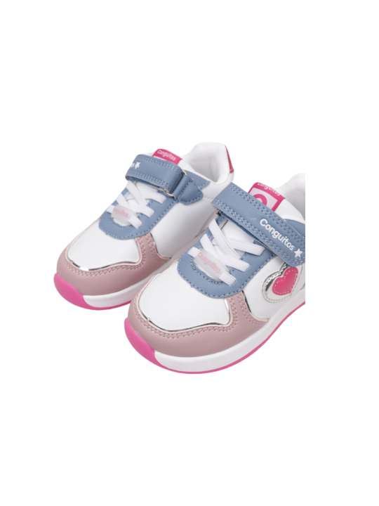 Zapatilla Respetuosa Luces Conguitos COSH325021 Rosa