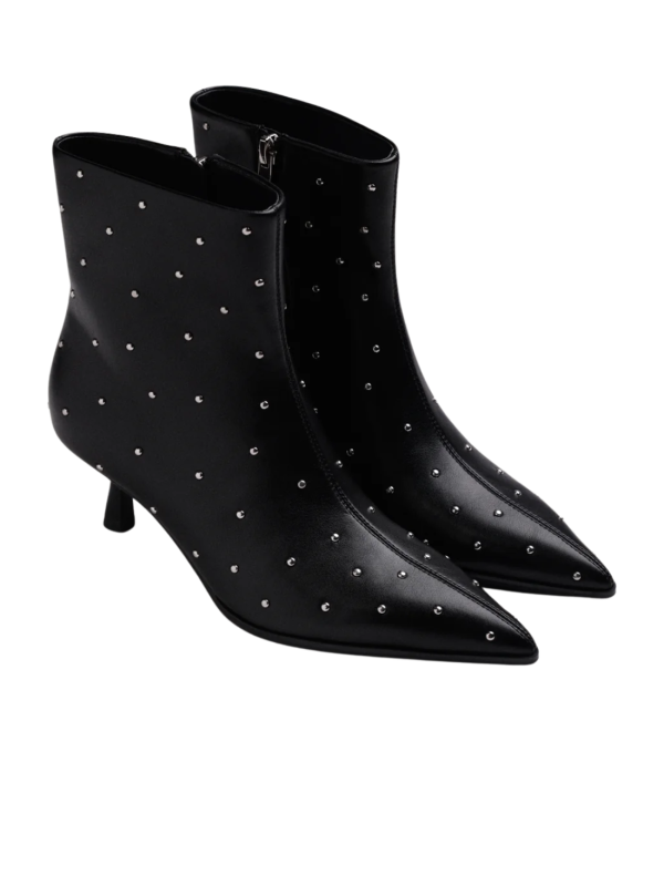 Botín Gioseppo Kitten 80821 Negro Tachas