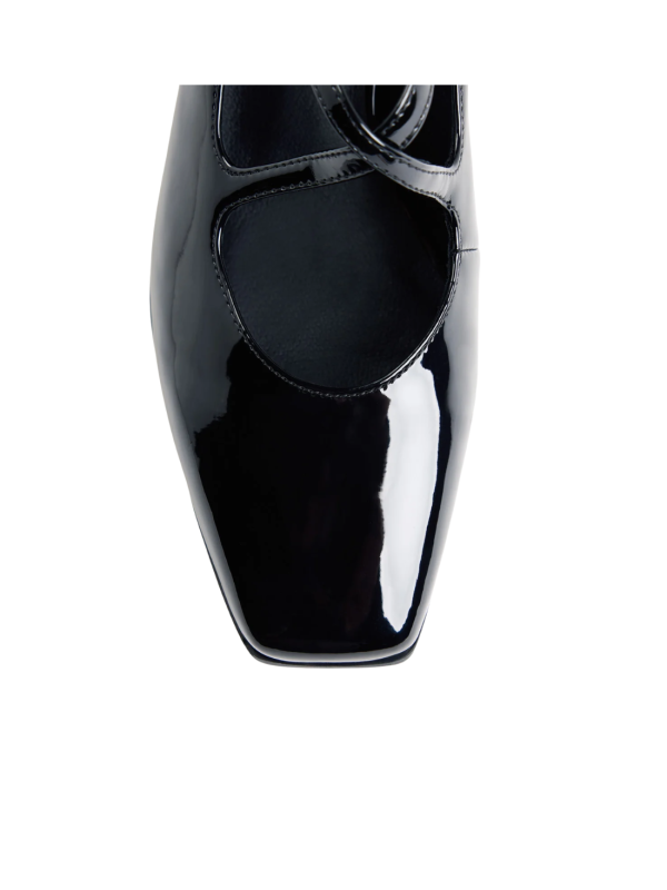 Zapato Tacón Gioseppo Efecto Charol 80786 Negro