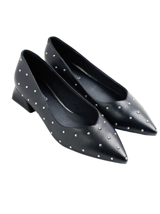 Zapato Tacón Gioseppo 80829 Negro Tachas