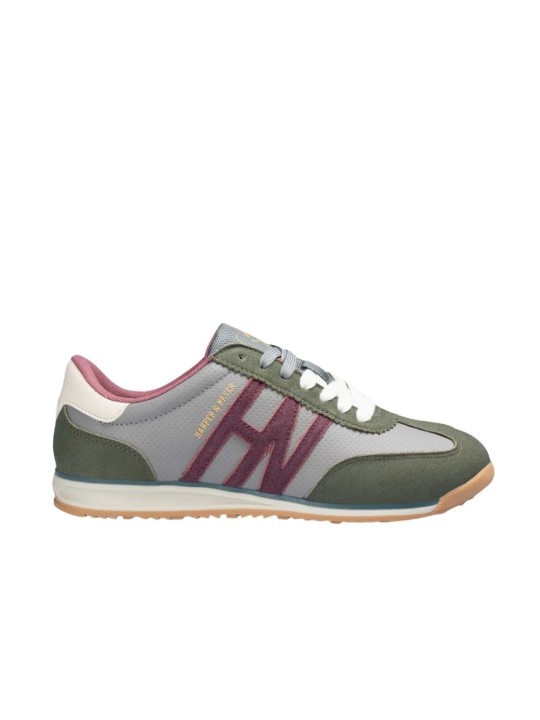 Sneaker Harper And Neyer Brighton Suede Crocket Green