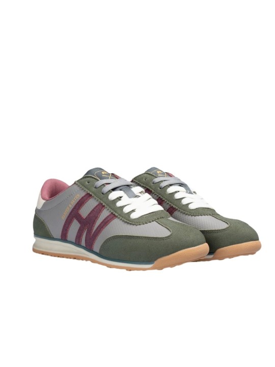 Sneaker Harper And Neyer Brighton Suede Crocket Green