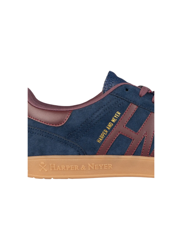 Sneaker Harper And Neyer Hamptons Suede Marino