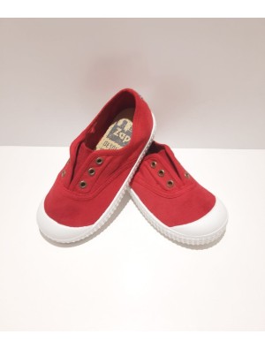 Zapatilla Lona Zapy L30489 Rojo Guinda