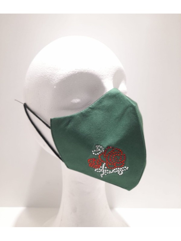 Mascarilla Mujer Ferchi Cristales 43098 Verde