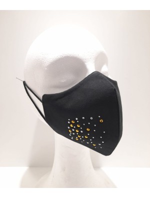 Mascarilla Mujer Ferchi Cristales 43098 Negra