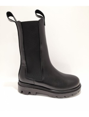 Bota Chelsea Plataforma S3011 Negra