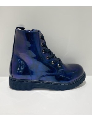 Bota Militar Conguitos 59713 Azul Metalizado