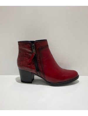 Botín Tacón Fluchos 8296 Burdeos