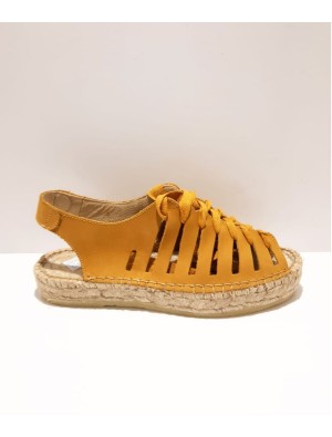 Sandalia Esparto Pasfor 27 Mostaza