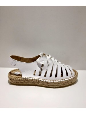 Sandalia Esparto Pasfor 27 Blanco