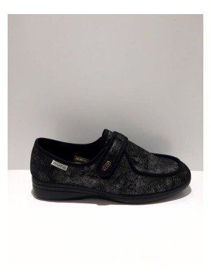 Zapatilla Velcro Sra Muro 827 Negro