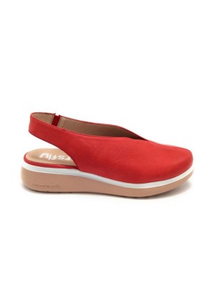 Zapato Destalonado Wonders 9705 Rojo