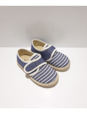 Alpargata velcro Vul-Peques 1032-J Azul